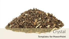  Presentation with herb - Theme featuring broom-herb-used-in-herbal background and a lemonade colored foreground