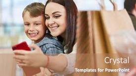  Presentation with sister - Colorful slides enhanced with brother-and-sister-take backdrop and a coral colored foreground