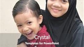  Presentation with sister - Amazing PPT theme having treasure islam - brother and sister backdrop and a dark gray colored foreground