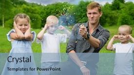  Presentation with family - Beautiful presentation design featuring brother shoots of the firecracker backdrop and a  colored foreground