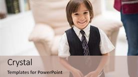  Presentation with cute - Cool new slides with brothers keeper - girl and little cute boy backdrop and a coral colored foreground