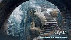  Presentation with czech republic - PPT layouts enhanced with broumovske-steny-mountains-in-eastern background and a tawny brown colored foreground