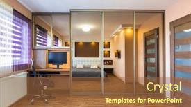  Presentation with yellow beige light brown travertine - Presentation featuring brown-and-beige-master-bedroom background and a tawny brown colored foreground