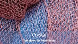  Presentation with fishing nets - Audience pleasing presentation consisting of brown-and-blue-fishing-nets backdrop and a teal colored foreground