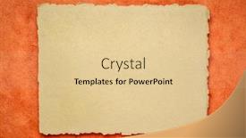  Presentation with orange abstract - Presentation enhanced with brown-and-orange-abstract background and a lemonade colored foreground