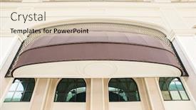  Presentation with cafe - Amazing slides having brown-awning-over-cafe-window backdrop and a lemonade colored foreground