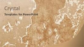  Presentation with brown - Presentation theme enhanced with brown-background-board-texture-surface background and a coral colored foreground