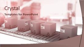  Presentation with indoor navigation - Audience pleasing presentation consisting of indoor navigation - brown cardboard boxes and globe backdrop and a lemonade colored foreground