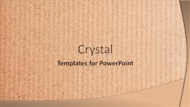  Presentation with cardboard or brown board paper - Presentation consisting of brown-cardboard-carton-material-texture background and a coral colored foreground