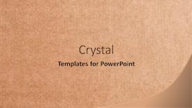  Presentation with cardboard - Presentation theme consisting of brown-cardboard-carton-material-texture background and a coral colored foreground