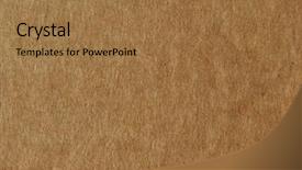  Presentation with corrugated cardboard - PPT theme with brown corrugated cardboard texture useful background and a  colored foreground