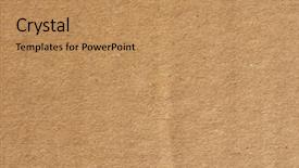  Presentation with corrugated cardboard - Amazing PPT layouts having brown corrugated cardboard texture useful backdrop and a coral colored foreground