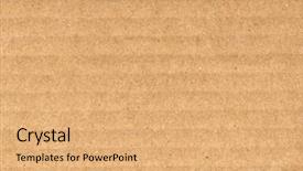  Presentation with corrugated cardboard - Amazing presentation having brown corrugated cardboard texture useful backdrop and a coral colored foreground