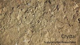  Presentation with cracked - PPT theme enhanced with brown cracked background background and a coral colored foreground