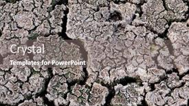  Presentation with soil texture - Beautiful slide set featuring brown-dry-soil-or-cracked backdrop and a gray colored foreground