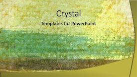  Presentation with yellow green - Slides featuring brown green yellow watercolor 3 background and a yellow colored foreground