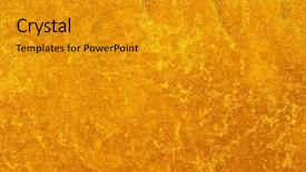  Presentation with rock wall - Cool new PPT theme with brown grudge - beautiful reddish orange rock wall backdrop and a gold colored foreground