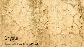  Presentation with stone - PPT theme having brown grudge - grungy old stone wall background and a yellow colored foreground