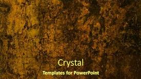  Presentation with brown - Beautiful PPT theme featuring brown-grunge-wall-surface-background backdrop and a tawny brown colored foreground