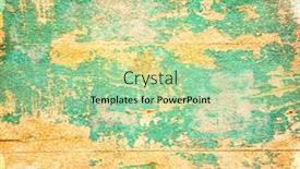  Presentation with brown - Cool new slides with brown-grungy-wall-great-textures backdrop and a mint green colored foreground