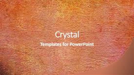  Presentation with brown - Presentation enhanced with artsy - brown grungy wall - great background and a coral colored foreground