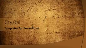  Presentation with brown - Amazing theme having brown-grungy-wall-great-textures backdrop and a gold colored foreground