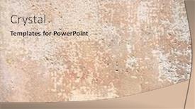  Presentation with sandstone - Presentation theme with brown-grungy-wall-sandstone-surface background and a lemonade colored foreground