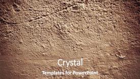 Presentation with sandstone - PPT layouts having brown grungy wall - sandstone surface background background and a coral colored foreground