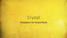  Presentation with brown - Cool new presentation design with brown grungy wall - textures for your design backdrop and a yellow colored foreground