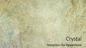  Presentation with design - Audience pleasing theme consisting of grainy - brown grungy wall textures backdrop and a mint green colored foreground