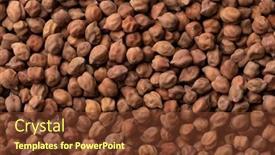  Presentation with indian - Slides having brown-indian-kala-chana-chickpeas background and a tawny brown colored foreground