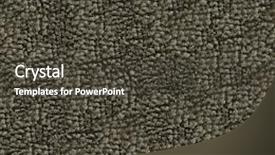  Presentation with brown leather - Cool new theme with up natural grain cow - brown leather seamless background backdrop and a dark gray colored foreground