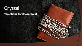  Presentation with bound - Cool new theme with brown-leather-wallet-bound backdrop and a black colored foreground