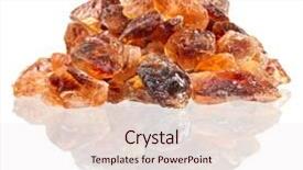  Presentation with sugar cane - Colorful slide set enhanced with sugar heap isolated on white backdrop and a lemonade colored foreground