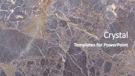  Presentation with marble - PPT theme consisting of brown marble texture background high background and a gray colored foreground