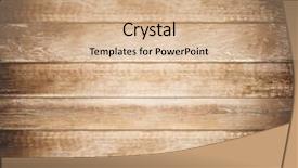  Presentation with aged wood - Slides having brown old natural wood background and a coral colored foreground