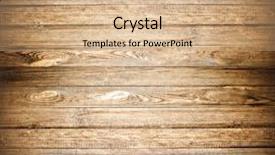  Presentation with old wood planks - Cool new PPT theme with brown old natural wood backdrop and a coral colored foreground
