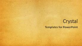  Presentation with old brown paper texture - Presentation design enhanced with brown old textured scrap paper background and a yellow colored foreground