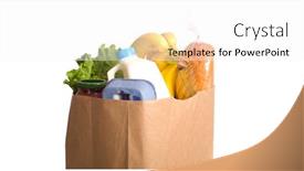  Presentation with brown paper bag - Amazing theme having brown-paper-bag-full backdrop and a white colored foreground