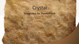  Presentation with torn paper - Slides featuring brown paper with torn edge background and a coral colored foreground