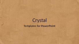  Presentation with brown - Theme featuring brown paper background and a coral colored foreground