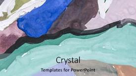  Presentation with purple green - PPT theme with watercolor background for textures background and a light blue colored foreground