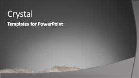  Presentation with gray - Presentation theme having brown-sheepskin-texture-on-gray background and a dark gray colored foreground