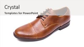  Presentation with brown sugar isolated on white - Amazing presentation design having brown shoes isolated on white backdrop and a white colored foreground