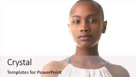  Presentation with american indian culture - Slide deck with brown skin - beautiful afro american woman isolated background and a  colored foreground