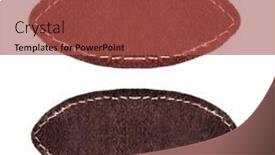  Presentation with labels - Cool new presentation with brown skin suede labels backdrop and a red colored foreground