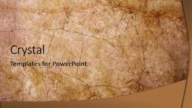  Presentation with sandstone - PPT layouts consisting of brown stone background background and a coral colored foreground