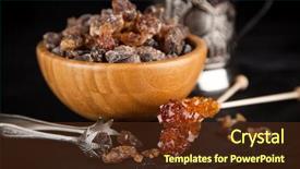  Presentation with sugar cane - Audience pleasing theme consisting of brown sugar in a bowl backdrop and a tawny brown colored foreground