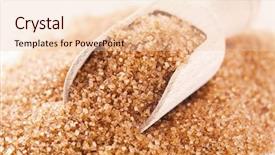  Presentation with sugar cane - Colorful theme enhanced with brown sugar backdrop and a lemonade colored foreground