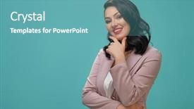  Presentation with abstract beautiful black pink glitter - Beautiful theme featuring brown teal - smiling beautiful young woman backdrop and a teal colored foreground